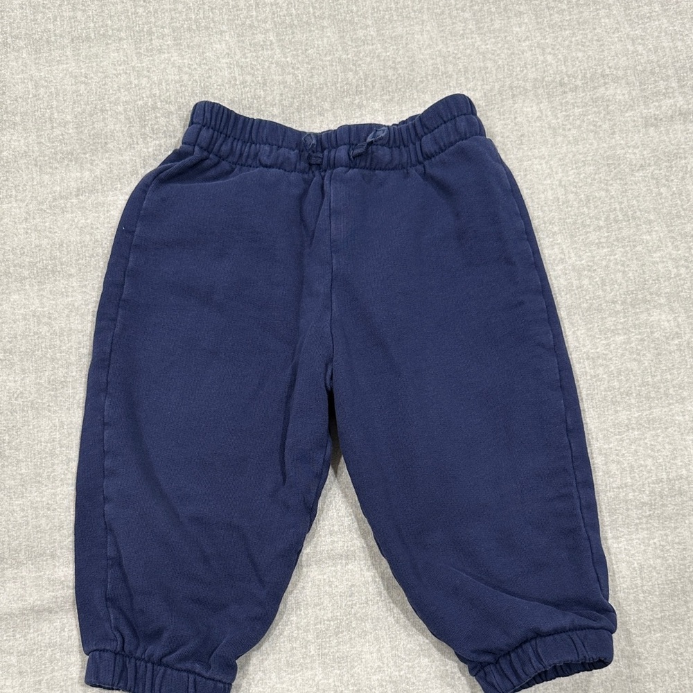 Hanna Andersson Classic Navy Terrycloth Joggers